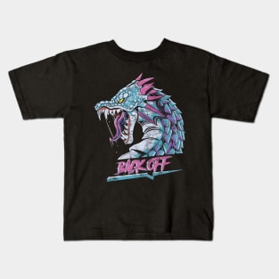 Distressed Back Off Dragon Kids T-Shirt